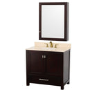 Wyndham Collection Abingdon 36" Single Bathroom Vanity - Espresso WC-1515-36-ESP