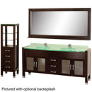 Wyndham Collection Daytona 71" Double Bathroom Vanity Set - Espresso w/ Drawers & Cabinet WC-A-W2200-71-ESP-SET 6