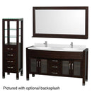 Wyndham Collection Daytona 60" Double Bathroom Vanity Set - Espresso WC-A-W2200-60-ESP-SET 6
