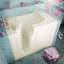 Venzi 29x52 Left Drain Biscuit Air Jetted Walk In Bathtub By Meditub