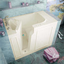 Venzi 29x52 Left Drain Biscuit Whirlpool Jetted Walk In Bathtub By Meditub