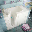 Venzi 29x52 Left Drain White Soaking Walk In Bathtub By Meditub