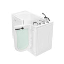 Ella's Bubbles OA3052MH-R Capri Microbubble Therapy Acrylic Walk-In Tub with Heated Seat, Outward Swing Door, Thermostatic Faucet, Right Dual 2" Drains, 30"x 52", White
