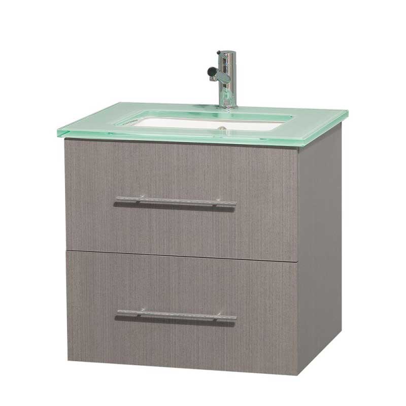 Wyndham Collection Centra 24" Single Bathroom Vanity for Undermount Sinks - Gray Oak WC-WHE009-24-SGL-VAN-GRO- 7