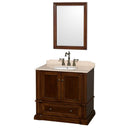 Wyndham Collection Rochester 36" Single Bathroom Vanity - Cherry WC-J231-36-SGL-VAN-CHE