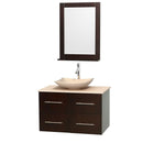 Wyndham Collection Centra 36" Single Bathroom Vanity Set for Vessel Sink - Espresso WC-WHE009-36-SGL-VAN-ESP 5