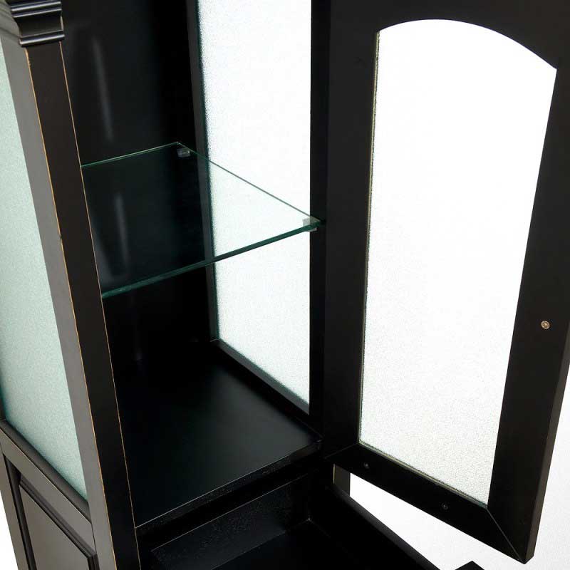 Wyndham Collection Andover Traditional Bathroom Cabinet - Black WC-TFS065-BLK 4