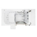 Ella Royal 32"x52" Acrylic Hydro Massage Walk-In Bathtub with Right Inward Swing Door, Heated Seat, 2 Piece Fast Fill Faucet, 2" Dual Drain 3