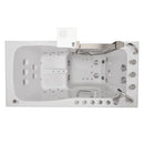 Ella Ultimate 30"x60" Acrylic Air and Hydro Massage + Independent Foot Massage Walk-In-Bathtub, Left Inward Swing Door, Heated Seat, 5 Piece Fast Fill Faucet, 2" Dual Drain 3