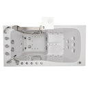 Ella Ultimate 30"x60" Acrylic Air and Hydro Massage + Independent Foot Massage Walk-In-Bathtub, Right Inward Swing Door, Heated Seat, 5 Piece Fast Fill Faucet, 2" Dual Drain 3