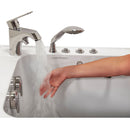 Ella Wheelchair Transfer 30"x52" Acrylic Air and Hydro Massage and Heated Seat Walk-In Bathtub with Left Outward Swing Door, 2 Piece Fast Fill Faucet, 2" Dual Drain 9