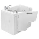 Ella Wheelchair Transfer 30"x52" Acrylic Air and Hydro Massage and Heated Seat Walk-In Bathtub with Left Outward Swing Door, 2 Piece Fast Fill Faucet, 2" Dual Drain 11