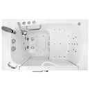 Ella Wheelchair Transfer 32"x52" Acrylic Air and Hydro Massage Walk-In Bathtub with Left Outward Swing Door, 2 Piece Fast Fill Faucet, 2" Dual Drain 5