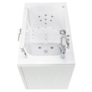Ella Wheelchair Transfer 30"x52" Acrylic Air and Hydro Massage Walk-In Bathtub with Right Outward Swing Door, 2 Piece Fast Fill Faucet, 2" Dual Drain 8