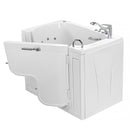 Ella Wheelchair Transfer 32"x52" Acrylic Air and Hydro Massage Walk-In Bathtub with Right Outward Swing Door, 2 Piece Fast Fill Faucet, 2" Dual Drain 10