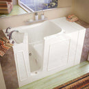Venzi 30x53 Left Drain Biscuit Air Jetted Walk In Bathtub By Meditub