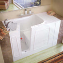 Venzi 30x53 Left Drain White Whirlpool & Air Jetted Walk In Bathtub By Meditub