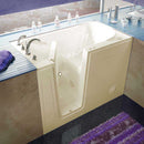 Venzi 30x54 Left Drain Biscuit Air Jetted Walk In Bathtub By Meditub