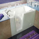 Venzi 30x54 Left Drain White Whirlpool & Air Jetted Walk In Bathtub By Meditub