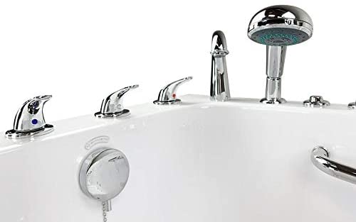 S-Class3052 Acrylic Walk In Tub Soaking, Fast Fill Faucet, 2" Drain Left (Dual Massage Left) 5