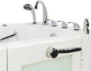 Capri Acrylic Hydro+Air Massage Walk-In Tub, Outward Swing Door, Fast Fill Faucet, Right 2" Dual Drain 3