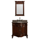 Wyndham Collection Edinburgh 36" Single Bathroom Vanity - Cherry WC-J233-36-SGL-VAN-CHE 7