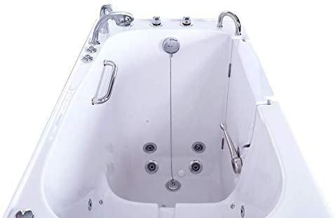 S-Class3052 Acrylic Walk In Tub Soaking, Fast Fill Faucet, 2" Drain Left (Dual Massage Right) 3