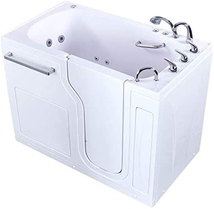 S-Class3052 Acrylic Walk In Tub Soaking, Fast Fill Faucet, 2" Drain Left (Dual Massage Right)
