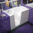 Venzi 32x60 Left Drain White Whirlpool Jetted Walk In Bathtub By Meditub