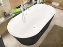 Venzi Tre, 32 x 65 Freestanding One Piece Soaker Tub with Center Drain By Atlantis