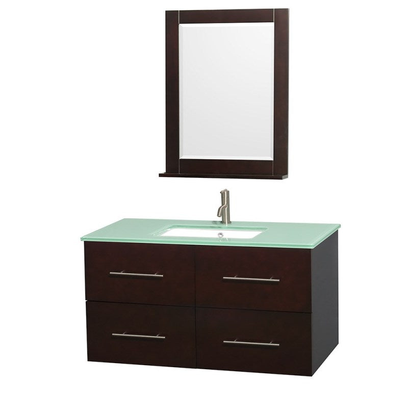 Wyndham Collection Centra 42" Single Bathroom Vanity for Undermount Sinks - Espresso WC-WHE009-42-SGL-VAN-ESP- 7