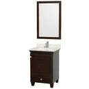 Wyndham Collection Acclaim 24" Single Bathroom Vanity - Espresso WC-CG8000-24-ESP
