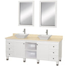 Wyndham Collection Premiere 72" Bathroom Double Vanity - White WC-CG5000-72-WHT