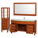 Wyndham Collection Daytona 60" Bathroom Vanity Set - Cherry WC-A-W2109-60-CH-SET 2
