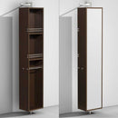 Wyndham Collection Amare Rotating Floor Cabinet with Mirror - Espresso WC-RYV202-ESP