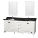 Wyndham Collection Acclaim 80" Double Bathroom Vanity - White WC-CG8000-80-WHT 3