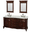 Wyndham Collection Edinburgh 72" Double Bathroom Vanity - Cherry WC-J233-72-DBL-VAN-CHE 3