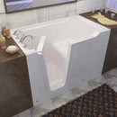 Venzi 36x60 Left Drain White Soaking Walk In Bathtub By Meditub