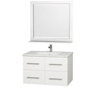 Wyndham Collection Centra 36" Single Bathroom Vanity for Undermount Sinks - Matte White WC-WHE009-36-SGL-VAN-WHT- 7