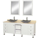 Wyndham Collection Premiere 72" Bathroom Double Vanity - White WC-CG5000-72-WHT 3
