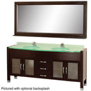 Wyndham Collection Daytona 71" Double Bathroom Vanity Set - Espresso w/ Drawers WC-A-W2200-71-ESP 6