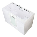 Ella's Bubbles O2SA3260HM-HB-R Tub4Two Hydro Massage and Microbubble Acrylic Walk-in Tub with Right Outward Swing Door, Ella 5pc. Fast-Fill Faucet, Dual 2" Drains, 32" x 60" x 42", White