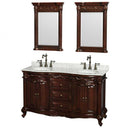 Wyndham Collection Edinburgh 60" Double Bathroom Vanity - Cherry WC-J233-60-DBL-VAN-CHE 3