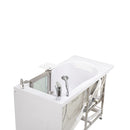 Ella Royal 32"x52" Acrylic Soaking Walk-In-Bathtub, Right Inward Swing Door, Heated Seat,  2 Piece Fast Fill Faucet, 2" Dual Drain 4