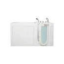 Ella Shak 36"x72" Acrylic Air and Hydro Massage w/ Independent Foot Massage Walk-In Bathtub , Right Outward Swing Door, 2" Dual Drain, Ella 5 Piece Fast Fill Faucet 4