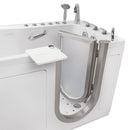 Ella Ultimate 30"x60" Acrylic Air and Hydro Massage + Independent Foot Massage Walk-In-Bathtub, Right Inward Swing Door, Heated Seat, 5 Piece Fast Fill Faucet, 2" Dual Drain 4