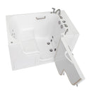 Ella Wheelchair Transfer 36"x55" Acrylic Hydro Massage Walk-In Bathtub with Right Outward Swing Door, 5 Piece Fast Fill Faucet, 2" Dual Drain 4