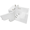Ella Wheelchair Transfer 32"x52" Acrylic Hydro Massage Walk-In Bathtub with Left Outward Swing Door, 2 Piece Fast Fill Faucet, 2" Dual Drain 4