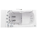 Ella Wheelchair Transfer 32"x52" Acrylic Hydro Massage Walk-In Bathtub with Right Outward Swing Door, Heated Seat, 5 Piece Fast Fill Faucet, 2" Dual Drain 4