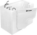 Ella Transfer60 Acrylic Soaking Walk-In Tub, Outward Swing Door, Fast Fill Faucet, Left 2" Dual Drain 3